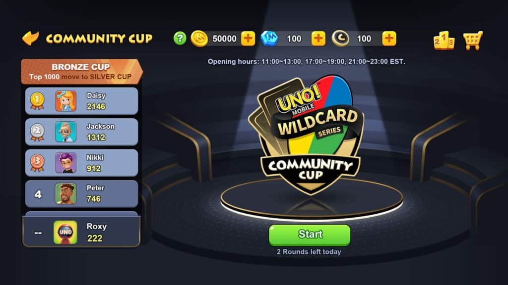 ¡Naciones Unidas!Mobile Wild Card Series: Debut en la Community Cup