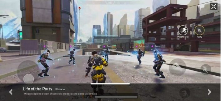 Apex Heroes spot de juego móvil Real Mirage